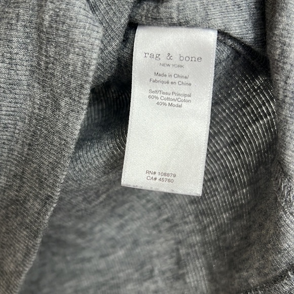 Rag & Bone Modal Cotton Knit Shirt - Picture 4 of 5